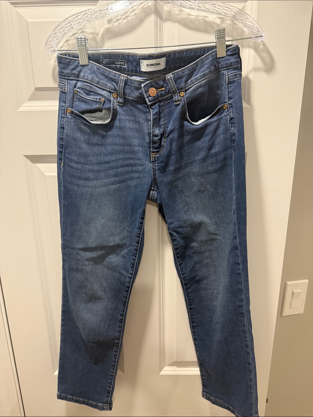 Sonoma Women's Blue Capri Jeans